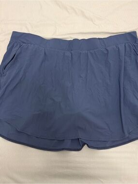 all in motion Blue Women's Athletic Skort with Built-In Shorts